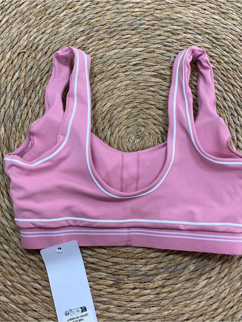 Alo Pink Seam Detail Sports Bra & Legging Set - Picture 3 of 10